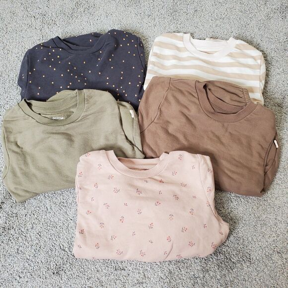 Toddler Infant Girl 5 Piece Easy-Peasy Sweater Bubble Romper Bundle 24 months - Picture 1 of 5